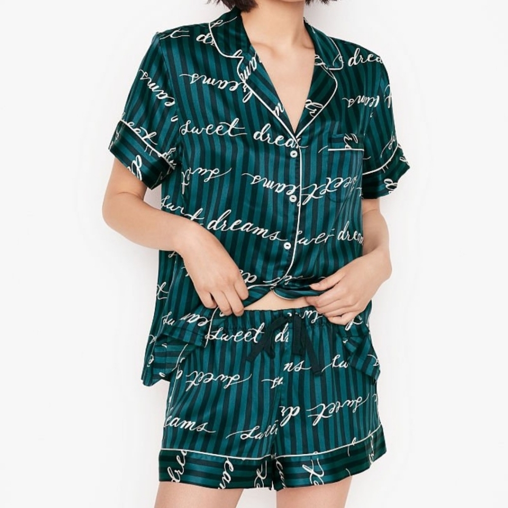 Victoria secret Satin pj set size XXL NWT - Picture 2 of 10